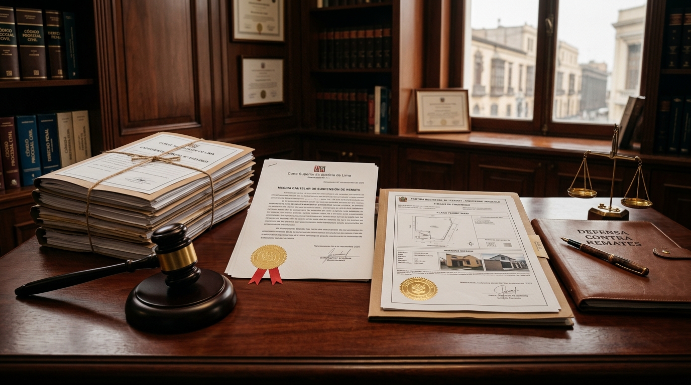 Paralización de Remates Judiciales - Mendoza Méndez Abogados